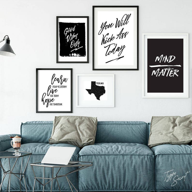 TEXAS home decor, Texas wall decor, Texas wall art, Texas state map, Texas state print, Texas map, Texas printable art, TX, state map art image 2