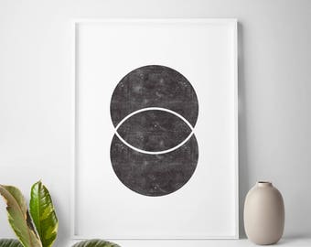 Affiche scandinavia art scandinavian print nordic design minimalist art scandi prints geometric art 50x70 24x36" 8x10"