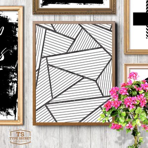 Affiche scandinavia, nordic art poster, nordic style decor, printable abstract art, nordic design, minimalist, modern, Scandinavian prints image 6