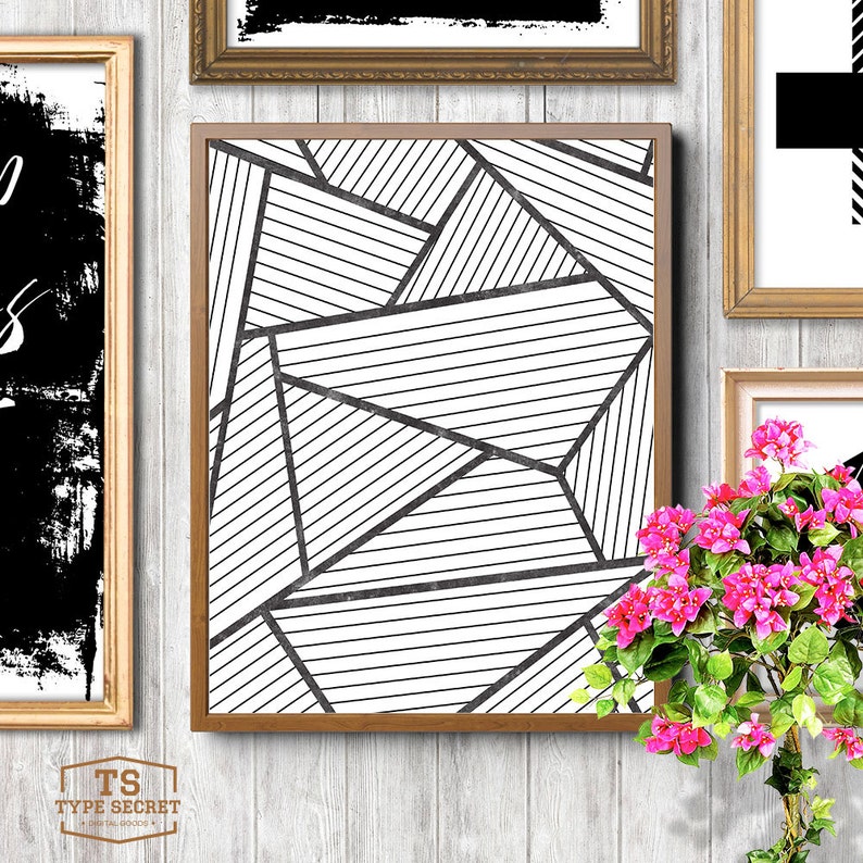 Affiche scandinavia, nordic art poster, nordic style decor, printable abstract art, nordic design, minimalist, modern, Scandinavian prints image 6