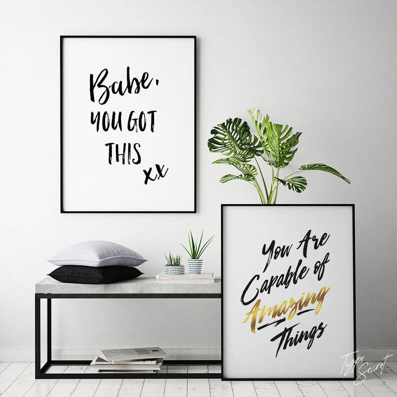 Gallery Wall Decor You Got This Coworker Gift Babe You Got - Etsy