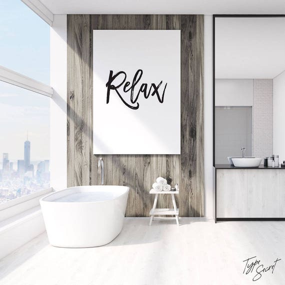 Vintage canvas schilderij Vintage badkamer