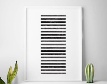 Scandinavian print, affiche, scandi, nordic design, affiche design, minimalist art, chevron, line art, printable art, prints, black & white