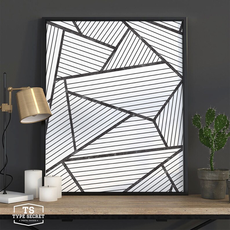 Affiche scandinavia, nordic art poster, nordic style decor, printable abstract art, nordic design, minimalist, modern, Scandinavian prints image 4