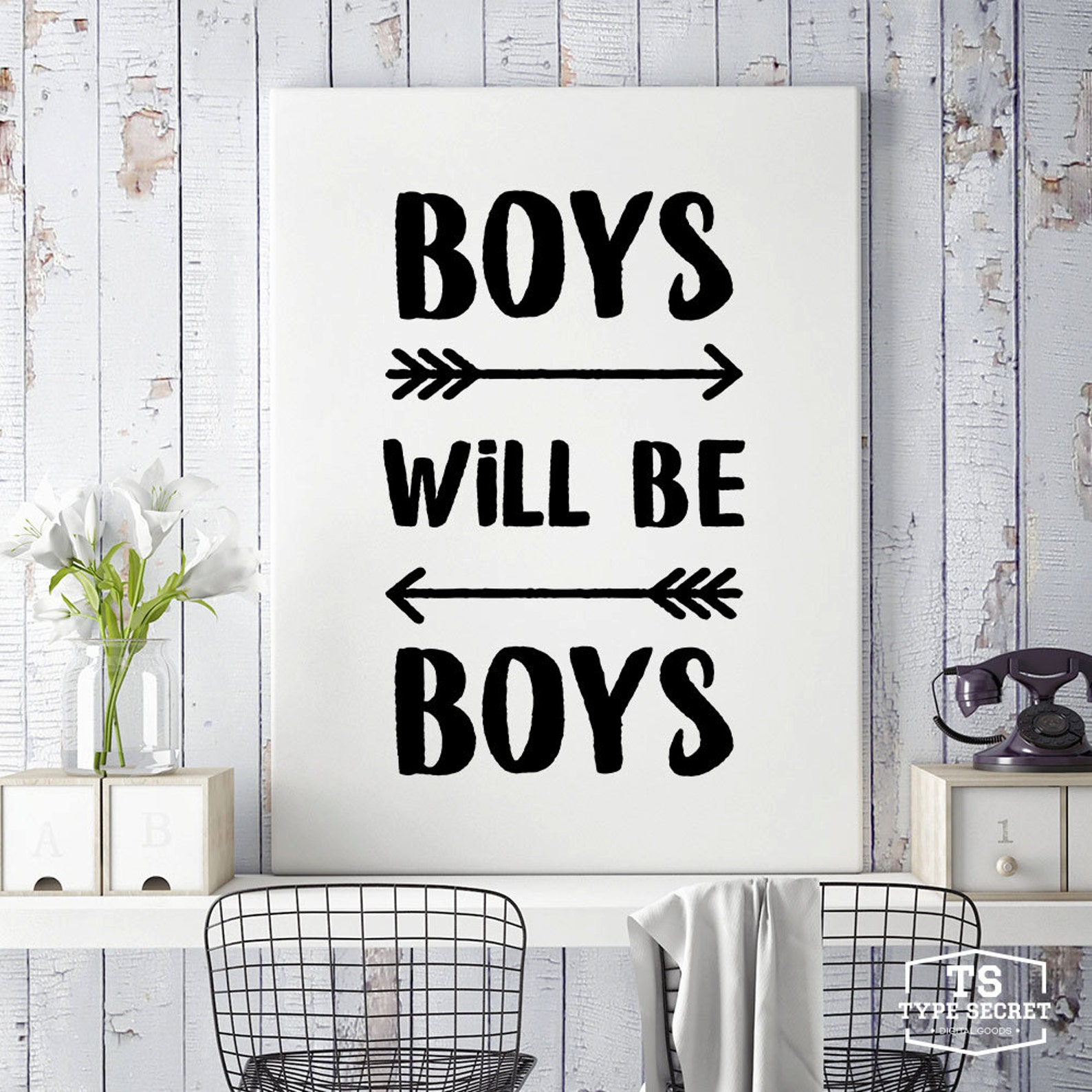 Boys Room Art Digital Print Children Wall Art Printable Etsy