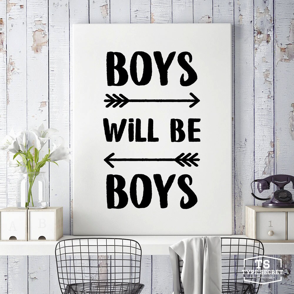 Boys Room Art Digital Print Children Wall Art Printable | Etsy