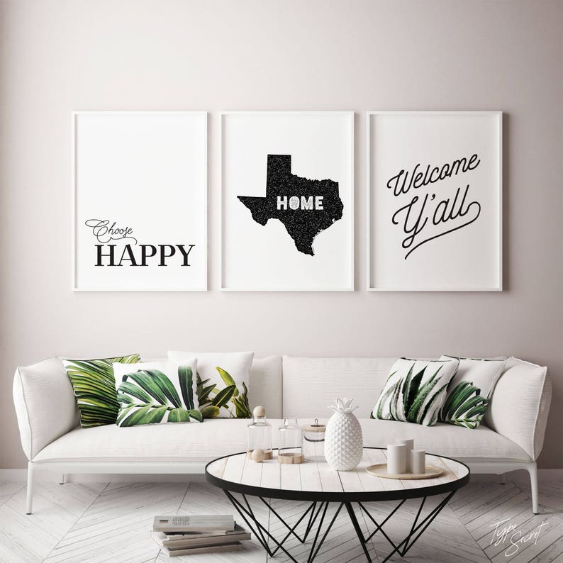 TEXAS home decor, Texas wall decor, Texas wall art, Texas state map, Texas state print, Texas map, Texas printable art, TX, state map art image 4