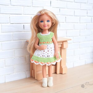 PATTERN: Socks for Chelsea and Kelly doll - crochet pattern in PDF image 6