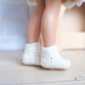 PATTERN: Socks for Chelsea and Kelly doll - crochet pattern in PDF image 3