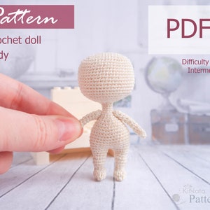 PATTERN: Crochet doll body - crochet pattern in PDF