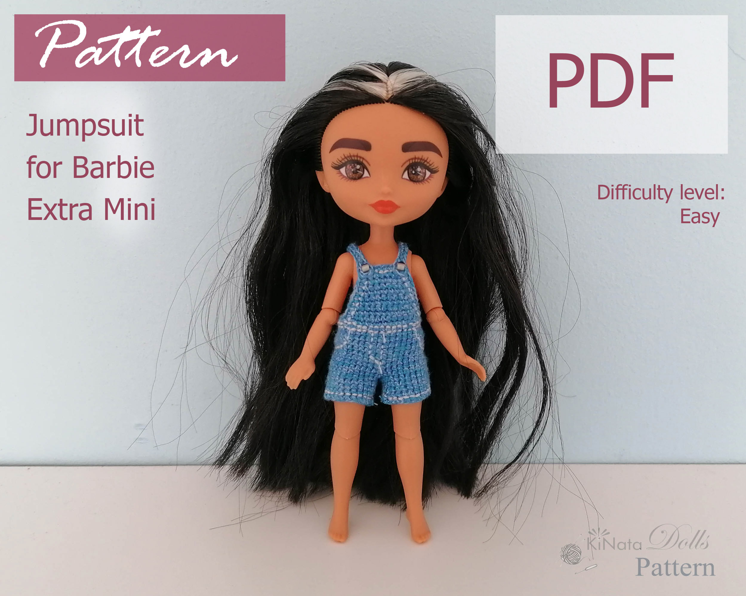 Mattel Barbie Extra Mini Minis Brunette Doll - Lightning Dress