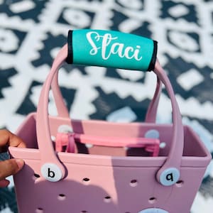 Turquoise Bag handle wrap, luggage wraps, personalized bag name handle, luggage finder, cute bag Accessories, bag wrap