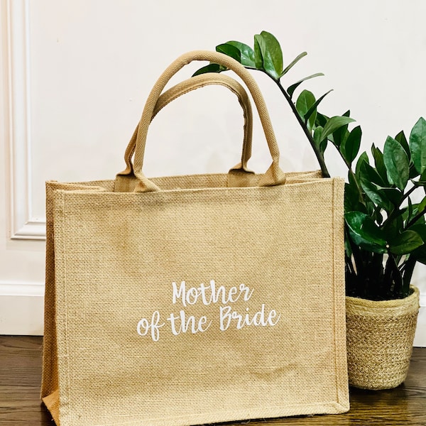 Any Bridal Party Role Bag, Bridal Party Gift Mother of the Bride and Mother of the Groom Tote Bag, Bridal Party Gifts