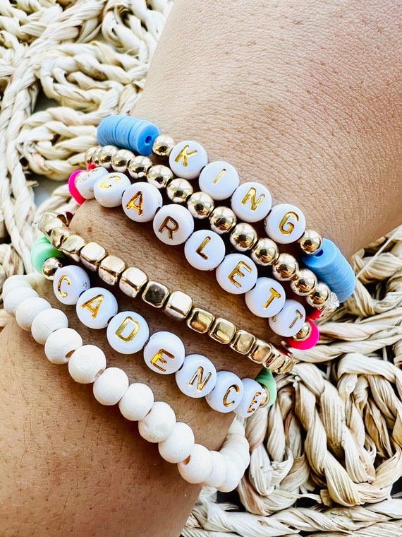 Personalized on sale stackable bracelets
