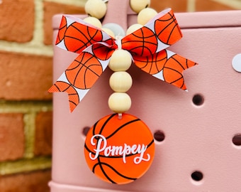 Basketball Bag Charm, ANY SPORT CHARM, Custom Charms for Sports Bags
