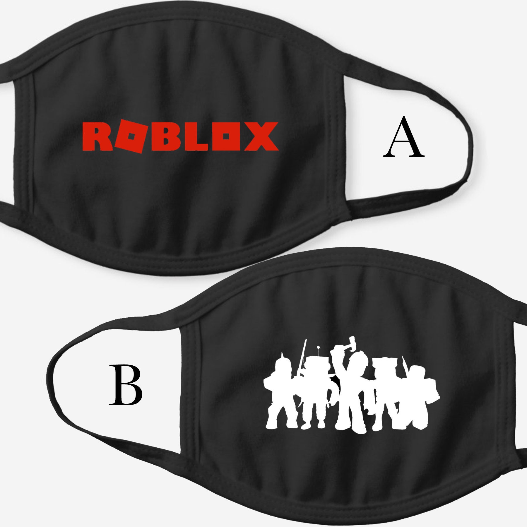 Roblox Kids Face Mask Adult Face Mask Roblox Mask Roblox Etsy - all for one mask roblox