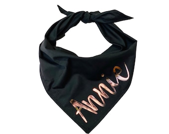 Bandana para perros personalizada con nombre, regalos personalizados para perros, bandana para perros personalizada, bandana para perros con lazo, collar con nombre para perros, bandana para perros para bodas