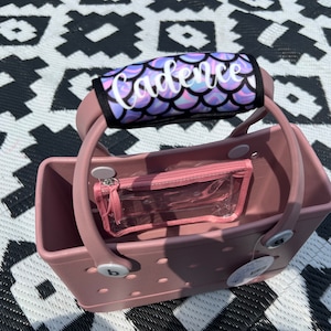 Mermaid Print Bag handle wrap, luggage wraps, personalized bag name handle, luggage finder, cute bag Accessories