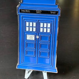 Police Fire Department Tardis Dr. Who Challenge Coin