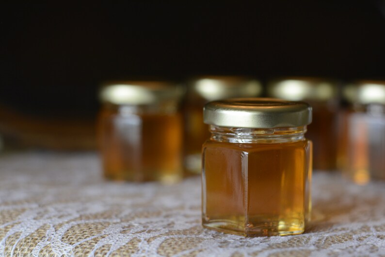 2oz Hexagonal Jar of Honey Discount Rates See Description ...
