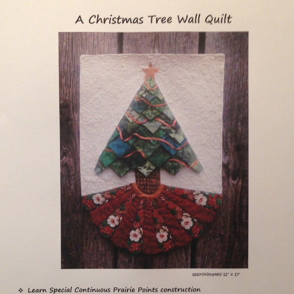 O’Tannenbaum A Christmas Tree Wall Quilt PDF Pattern