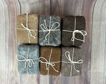 Alpaca Felted Homemade Soap
