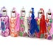 6 Bottles - Essential Oil, Roll On Bottle, perfume roller bottle, 10 ml - Assortment of colors, polymer clay essential oil bottles