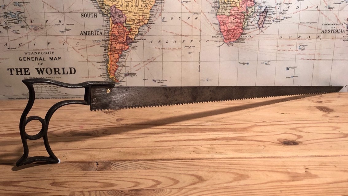 Vintage Compass Saw Unusual Steel Handle Etsy
