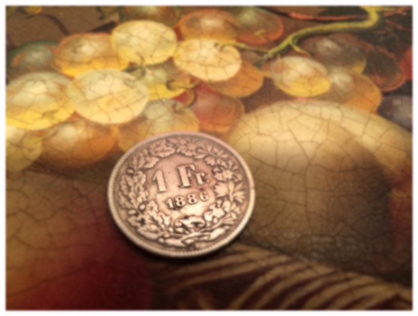 Image of 1886 One Silver Swiss Franc