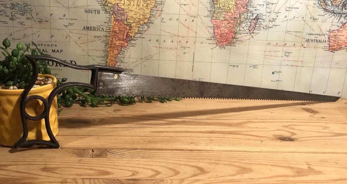 Vintage Compass Saw Unusual Steel Handle Etsy