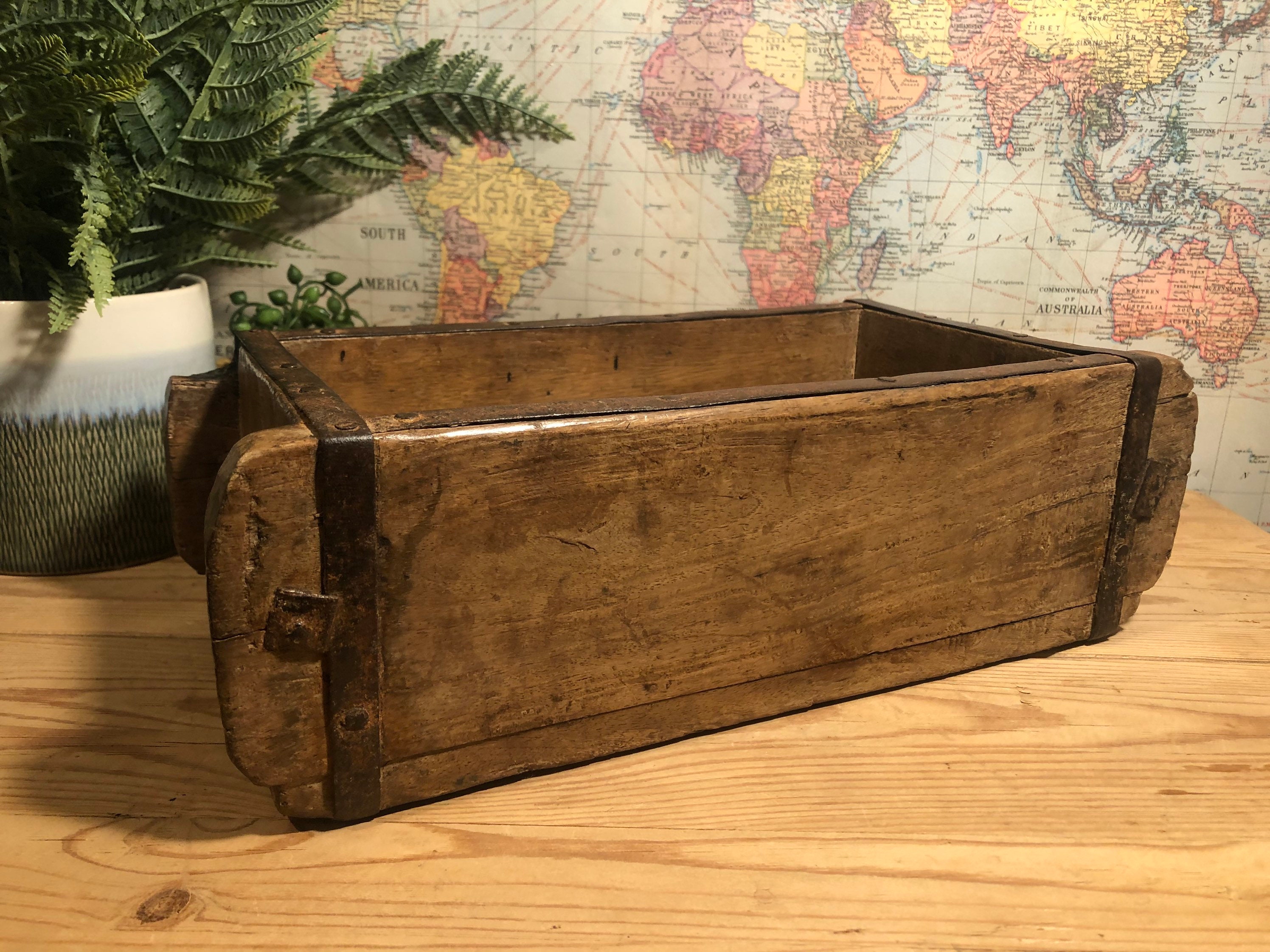 Single Rustic Wood Brick Mold, Farmhouse Brick Mould Box Shelf Storage –  The Old Grainery