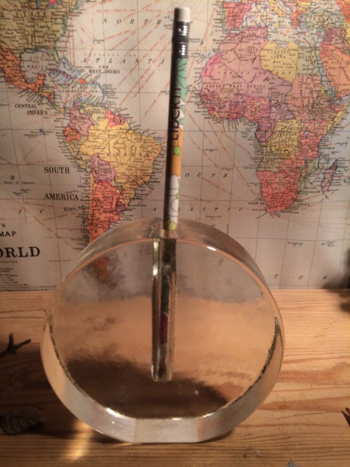 Art Glass Flower Stem Holder Etsy