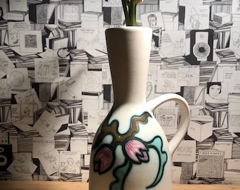 Mid Century Modern - Flora Gouda Bianca - Holland Tulip Vase