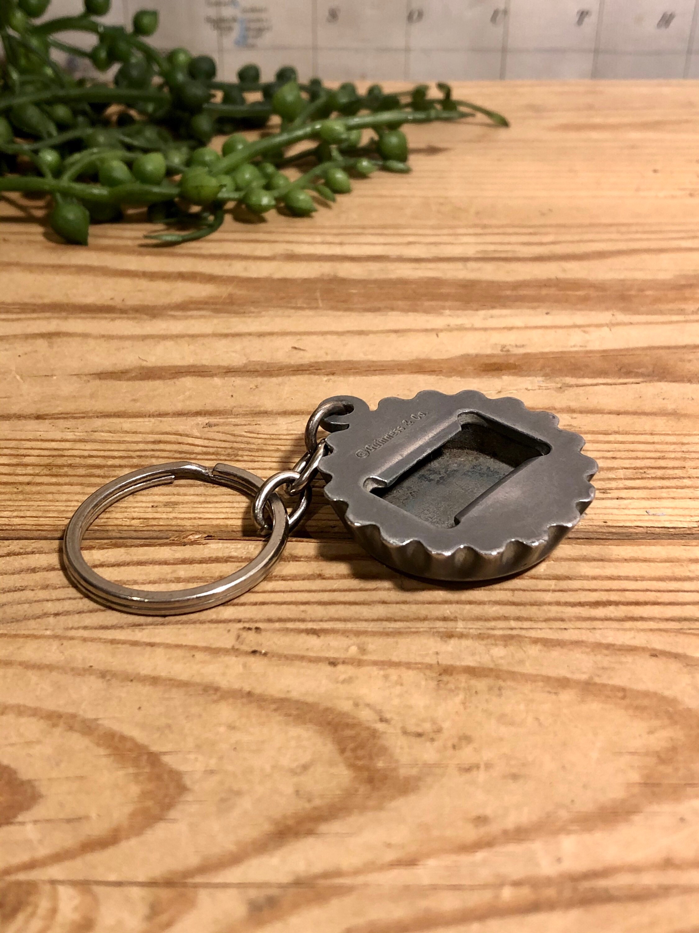 Vintage Guinness Bottle Opener Keychain Etsy