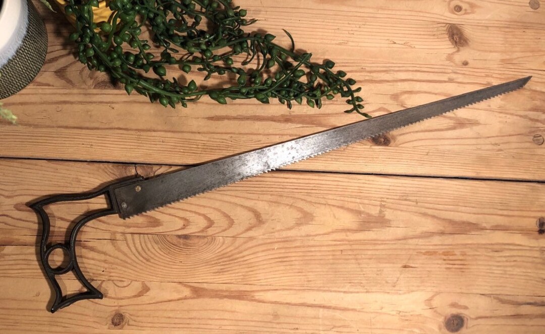 Vintage Compass Saw Unusual Steel Handle Etsy