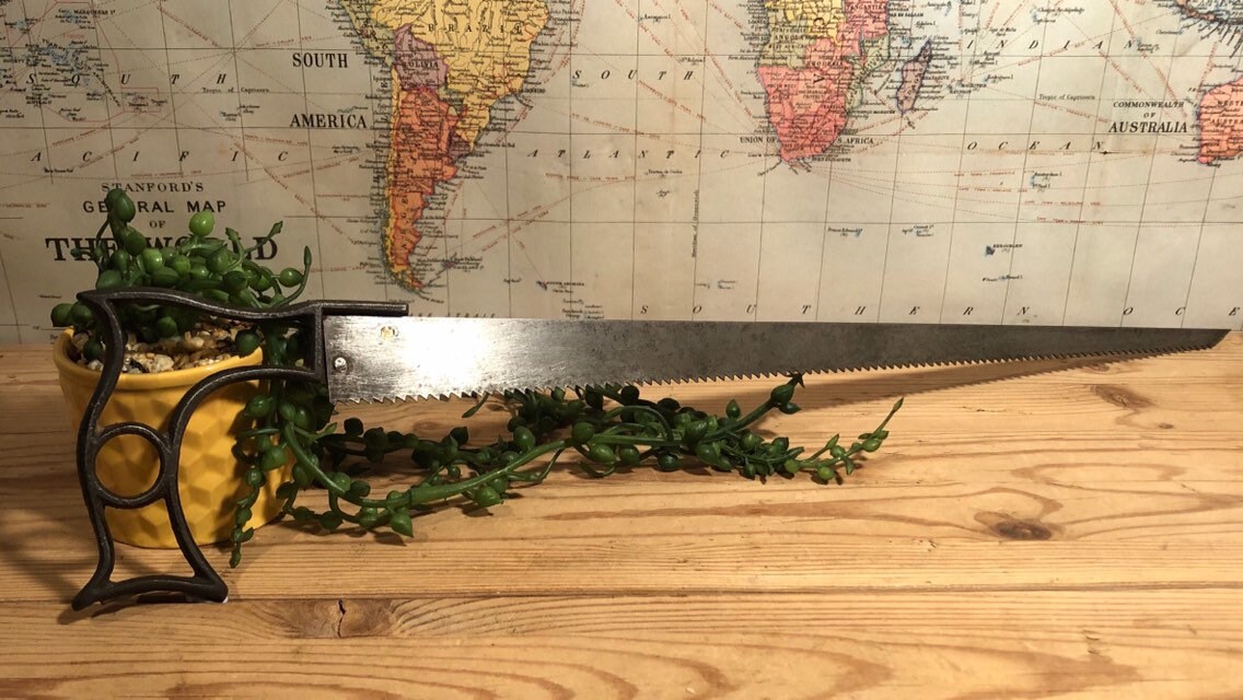 Vintage Compass Saw Unusual Steel Handle Etsy UK