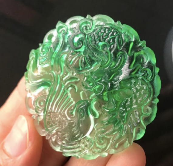 Silicone Phoenix Mold with Hole Resin Jewelry Pendant Charm DIY Making Mould Tool
