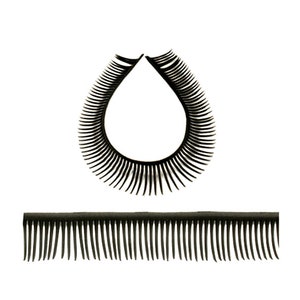 Plastic Eyelashes for Flower Arrangement Craft Doll Teddy Bear 12pcs/pack