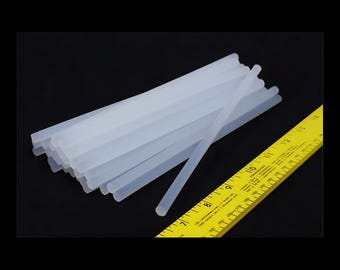 Super Transparent Hot Glue Sticks: Extra-Strength Adhesive (7.4 mm x 8")