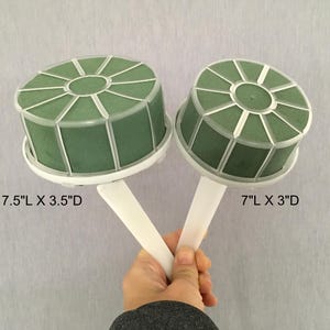 花嫁フラワーブーケホルダー ウェディングブライダルブーケホルダー フォームフローラルハンドルブーケホルダー 大型花嫁