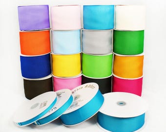MADE IN TAIWAN Grosgrain Ribbon Spool 3" 25Yards