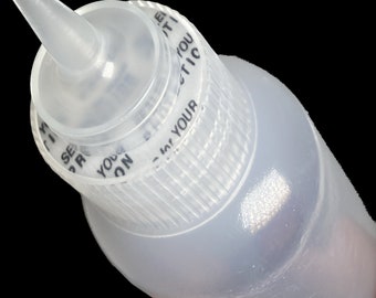 Small Plastic Squeeze Bottles: 3oz or 4oz - Set of 4