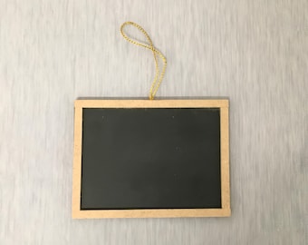 Mini Wooden Frame Chalkboard, Rustic Party Decor (4 Pack)