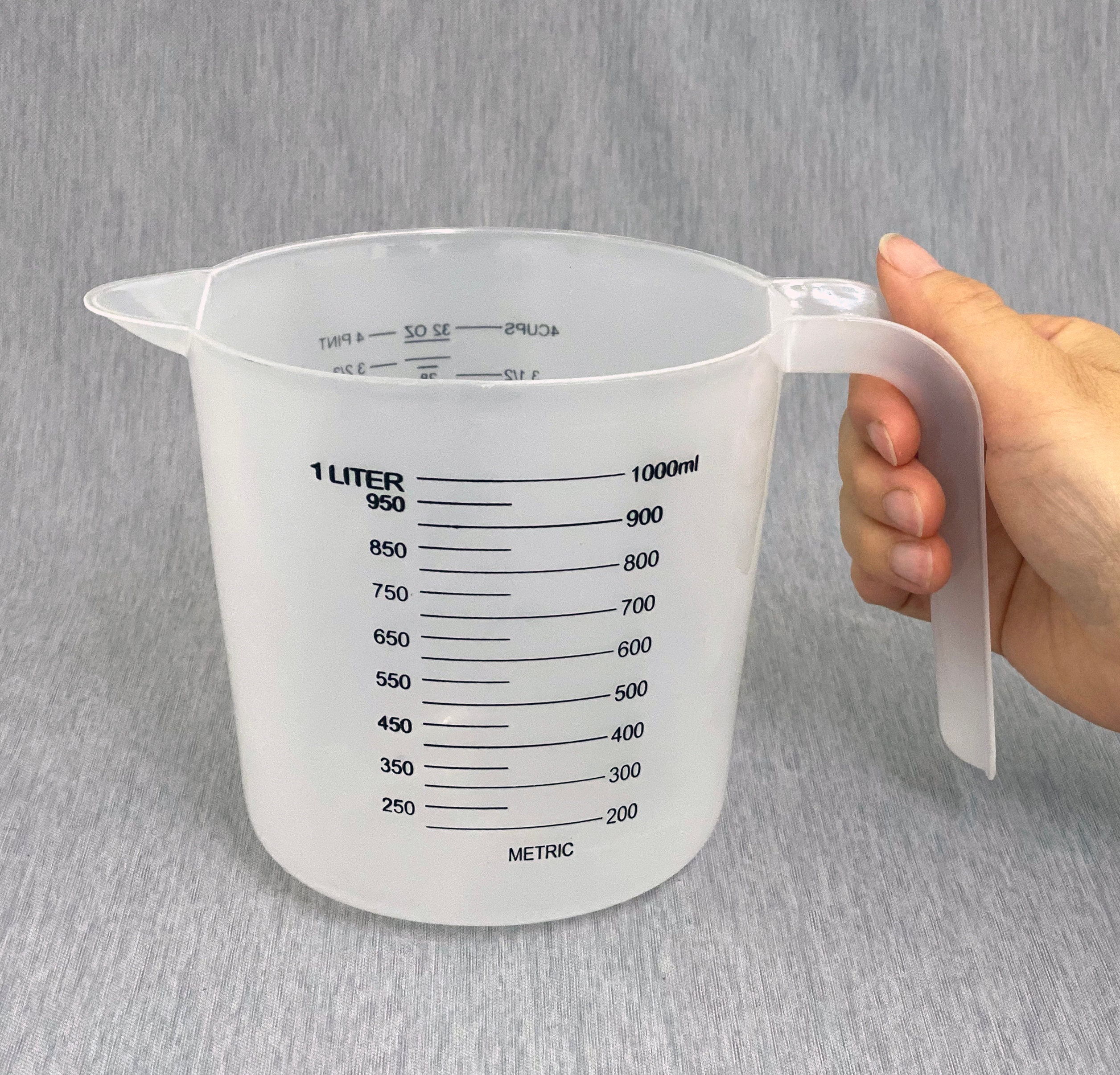 Plastic Measuring Cup Choice of 1 1/2-cup, 2-cup, 4-cup or Set of