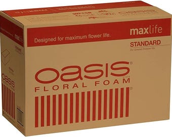 Piankowe kostki florystyczne Oasis: MaxLife, standardowa gęstość – opakowanie 48 szt.