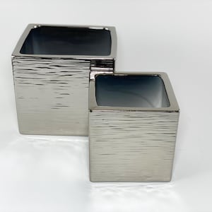 Etched Silver Flower Vases: CalCastle Craft Set, Home Decor