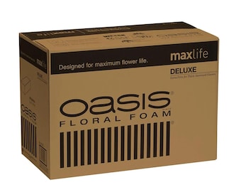 OASIS Deluxe Floral Foam Bricks – MaxLife Wet for Fresh Flowers (48 Bricks)