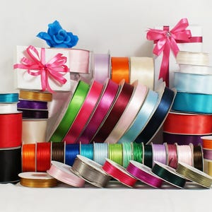 5/8&quot; Satin Ribbon Rolls 100 Yards/Roll