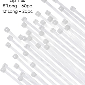 Cable Tie Zip Tie 8&quot;L / 10&quot;L DIY craft utility