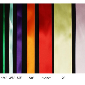 7/8" Satin Ribbon Rolls 100 Yards/Roll